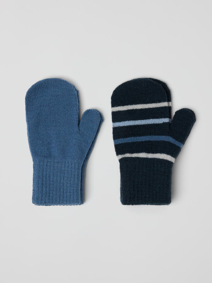 2-pack knitted mittens