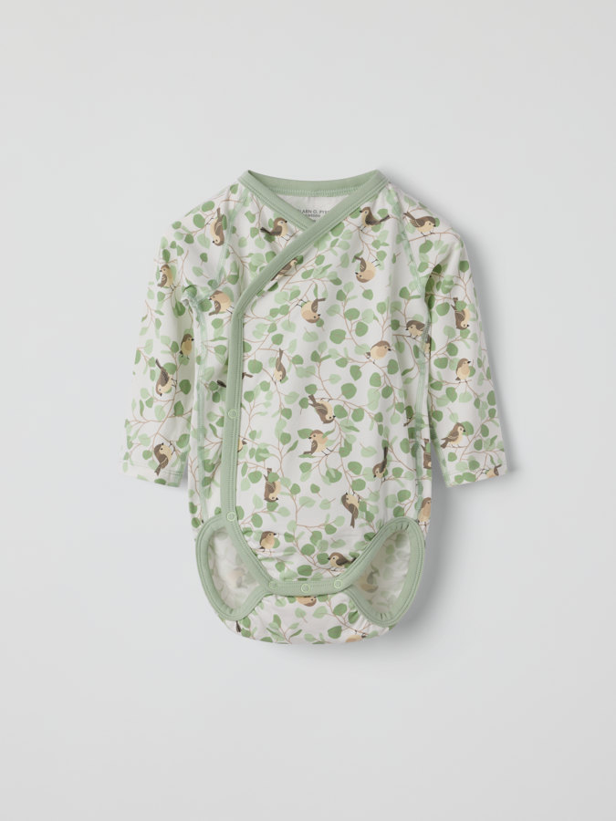 Wrap-around bodysuit birds Wrap-around bodysuit birds