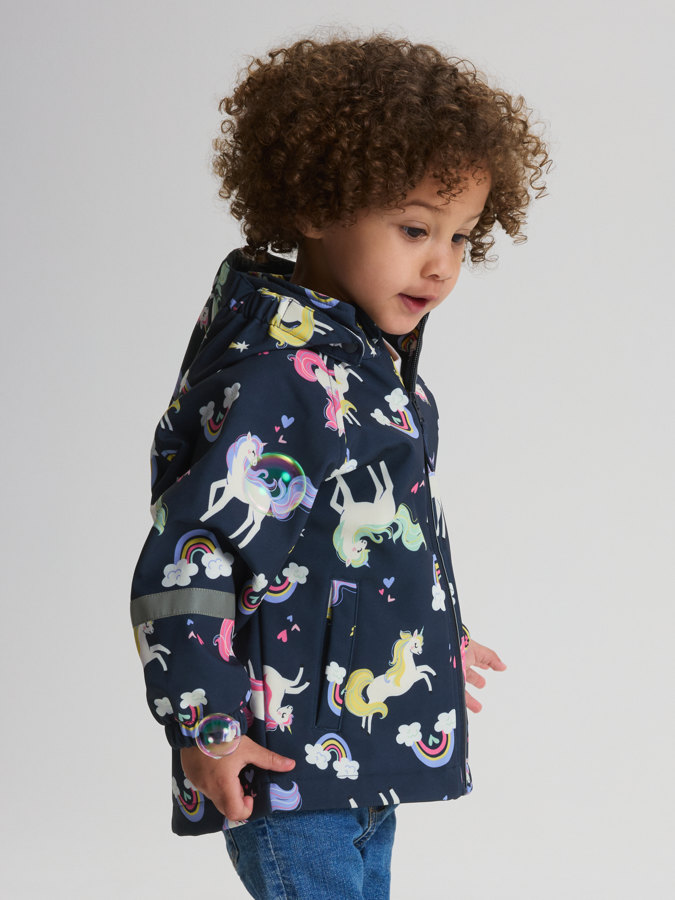 Windproof softshell jacket unicorns