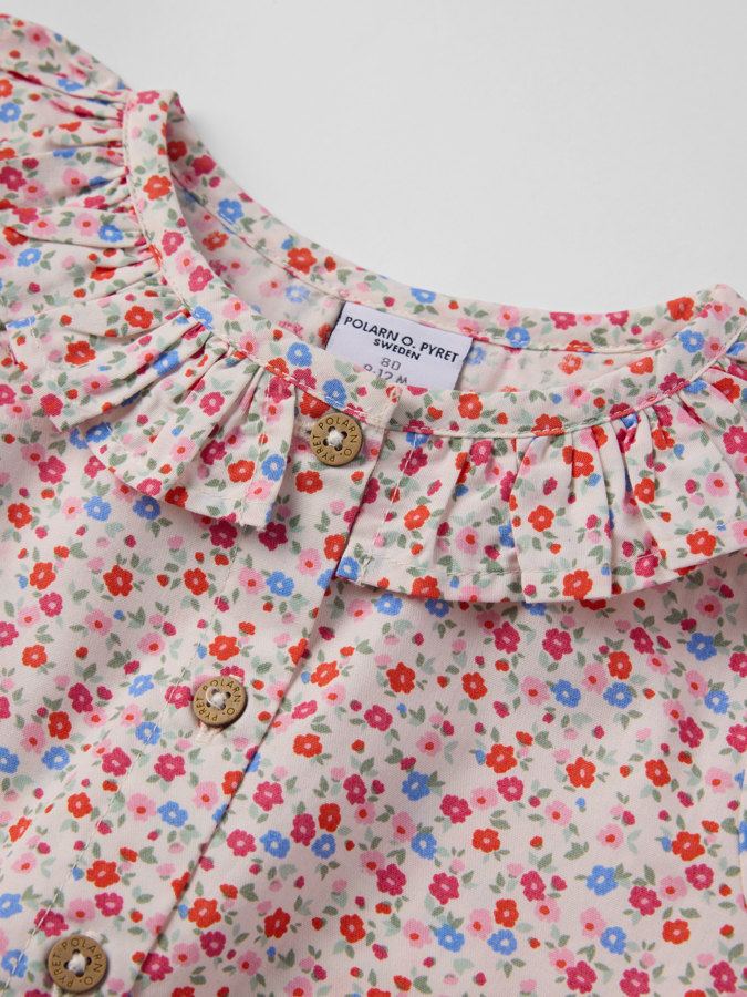 Long sleeve bodysuit floral