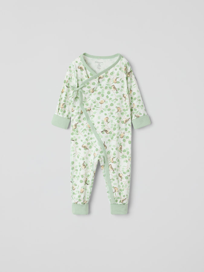 Wrap-around overall birds Wrap-around overall birds