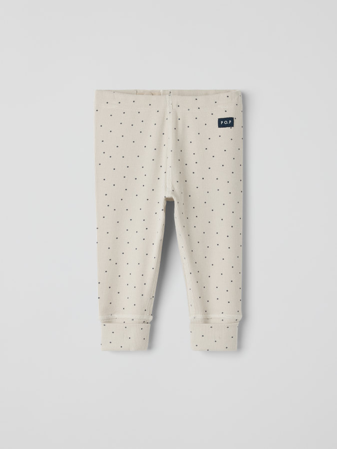 Ribbed trousers dotty