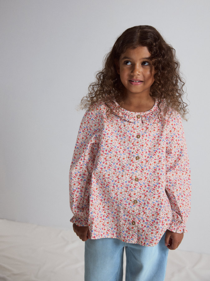 Long sleeve blouse floral Long sleeve blouse floral