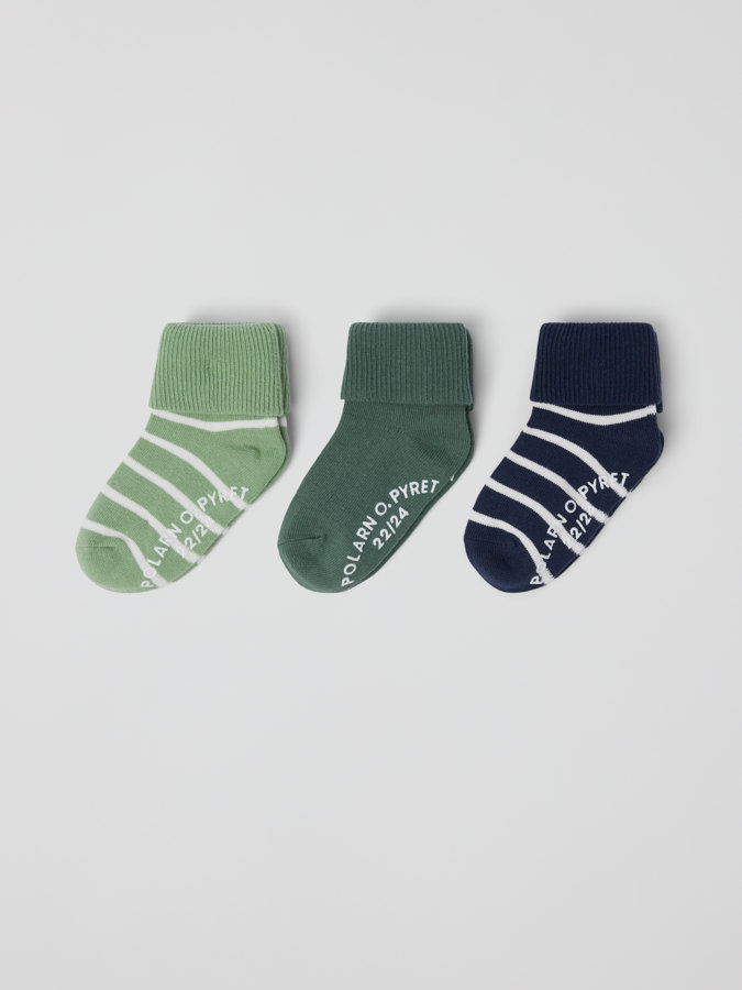 3-pack anti-slip socks
