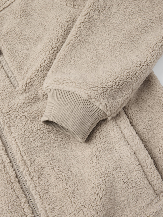 Windproof pile fleece jacket adult Windproof pile fleece jacket adult