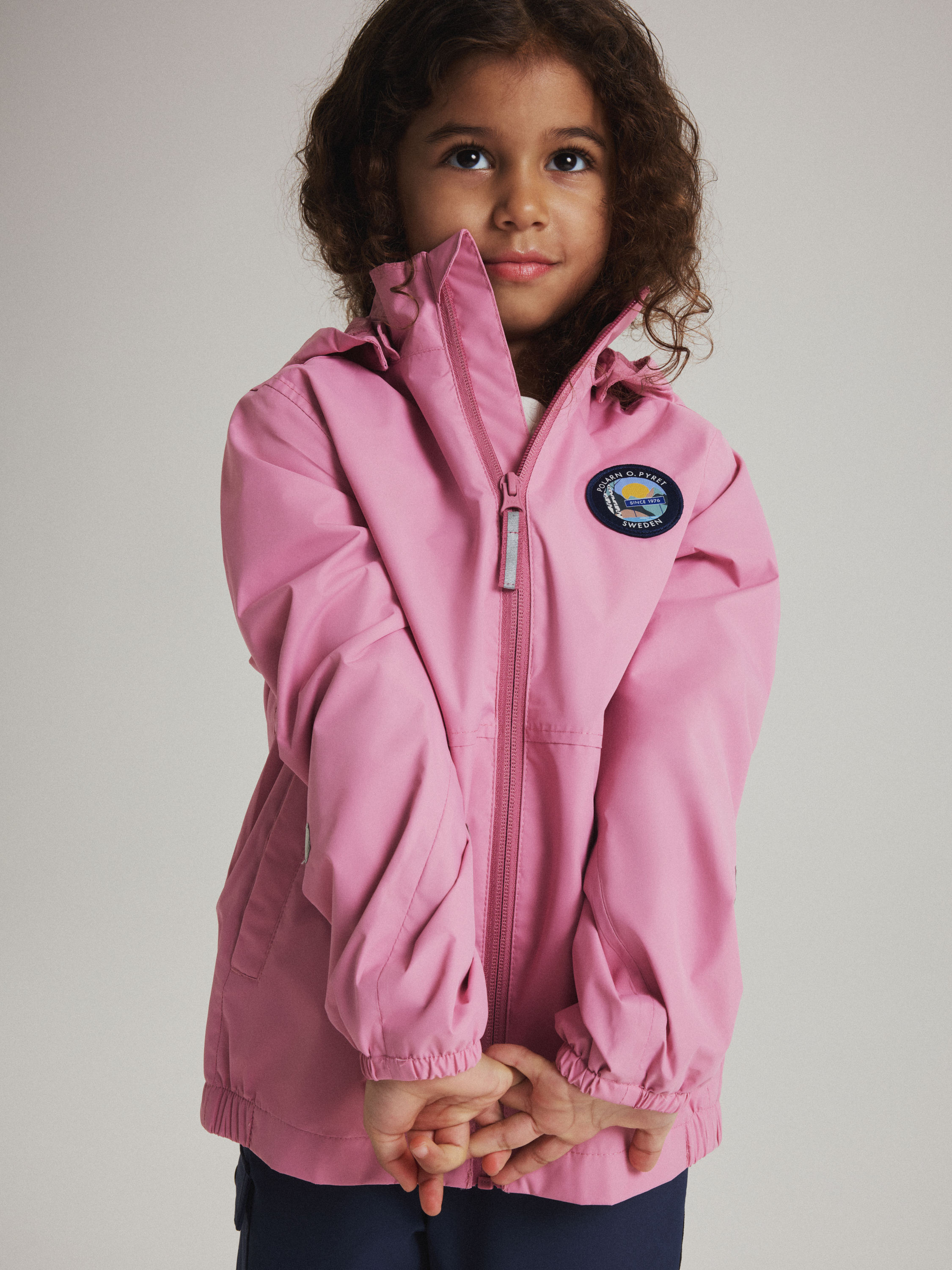 Waterproof jacket SPRINKLE - Pink | Polarnopyret.com