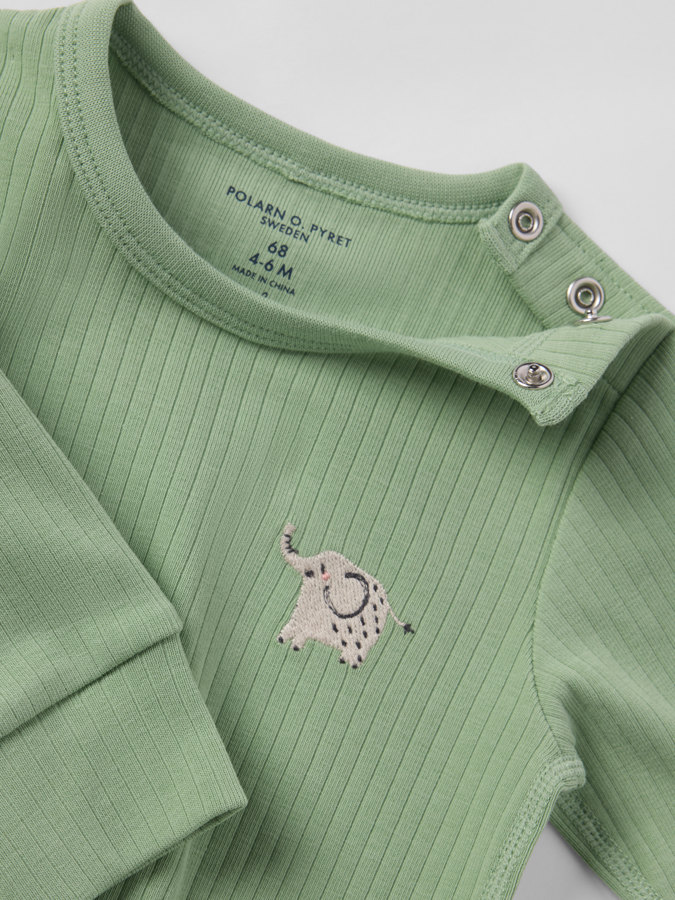 Ribbed bodysuit elephant Ribbed bodysuit elephant