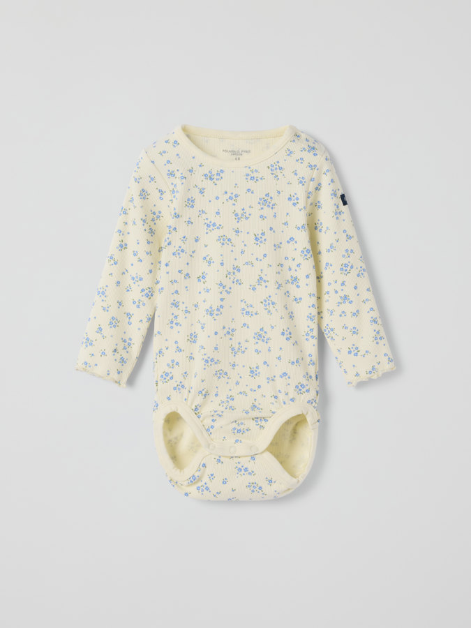 Rippstrick-body blumen Rippstrick-body blumen