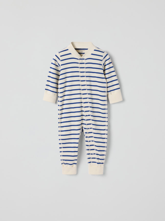 Jersey all-in-one striped