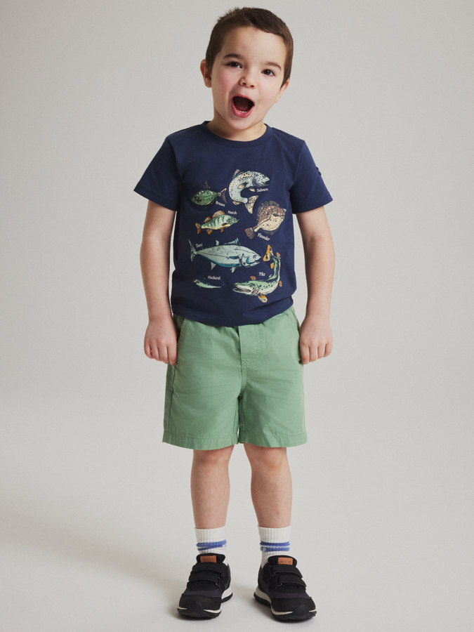 Gewebte shorts