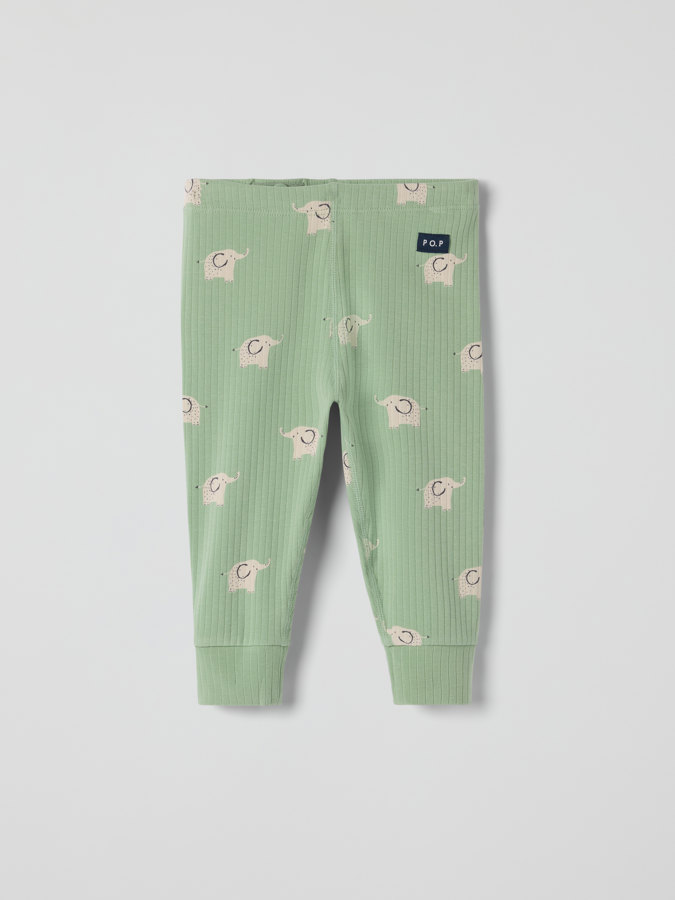 Ribbed trousers elephants