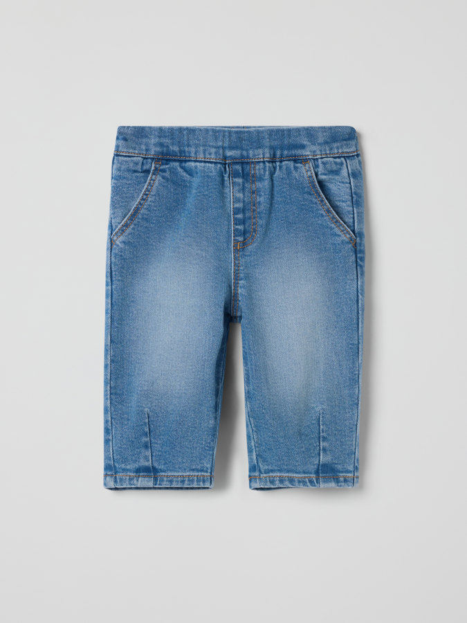 Pull-on trousers denim baby