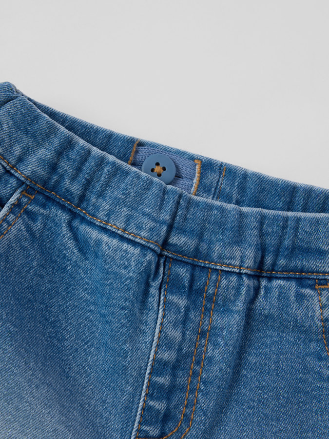 Pull-on trousers denim baby