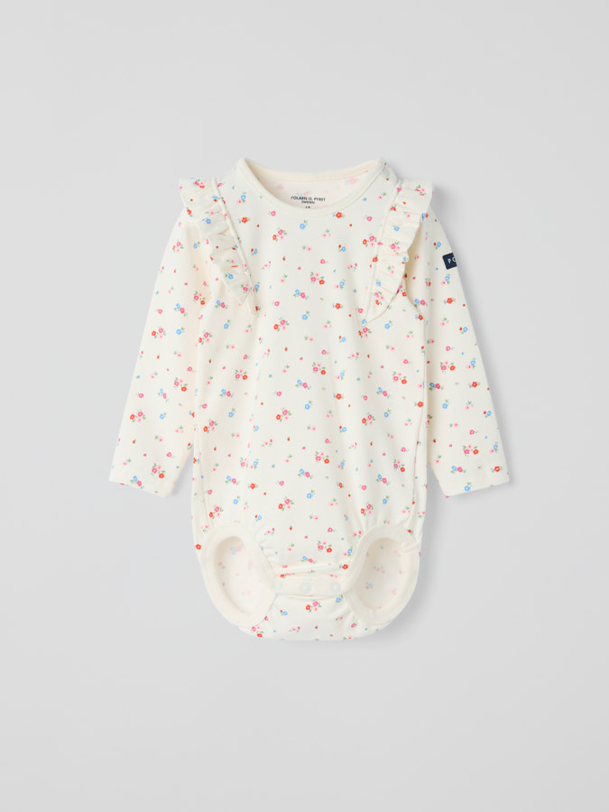 Long sleeve bodysuit floral