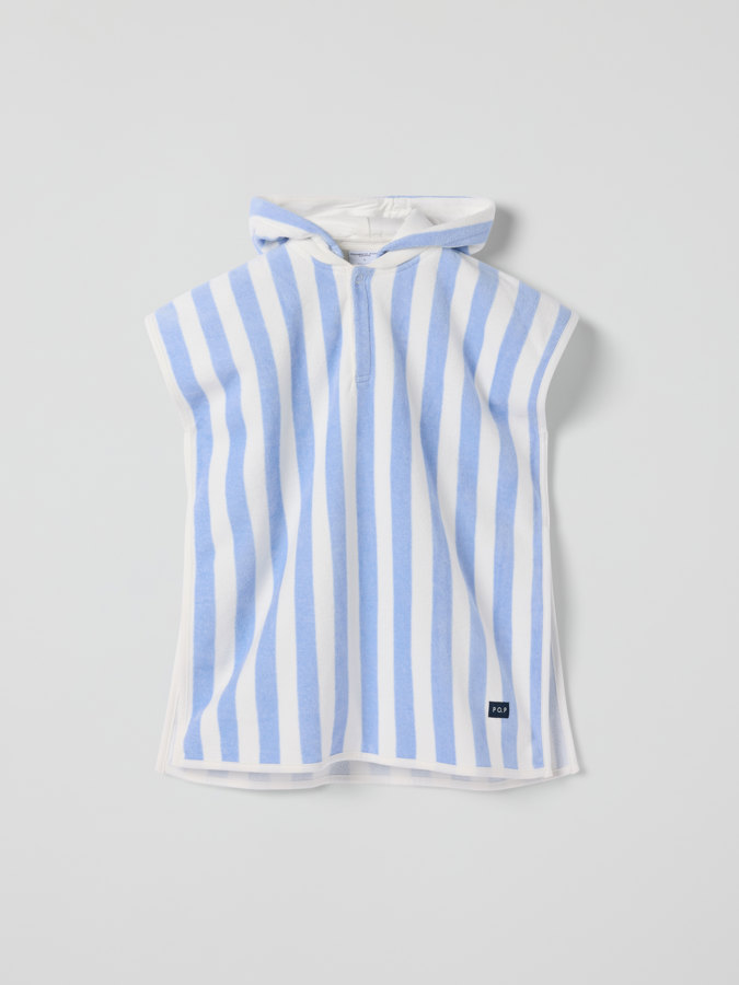 Hooded robe striped Hooded robe striped