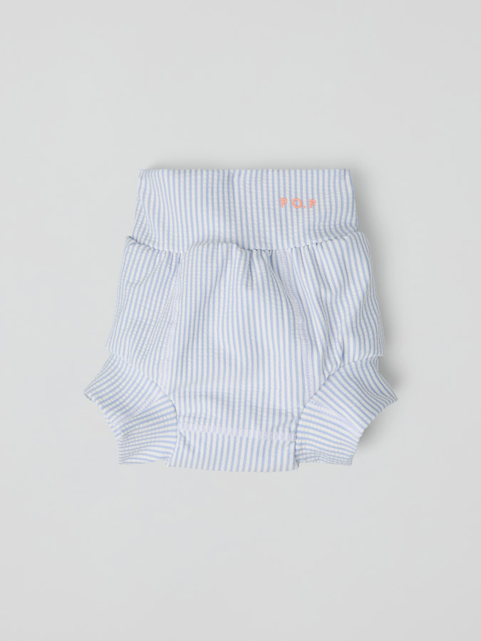 Striped swim diaper