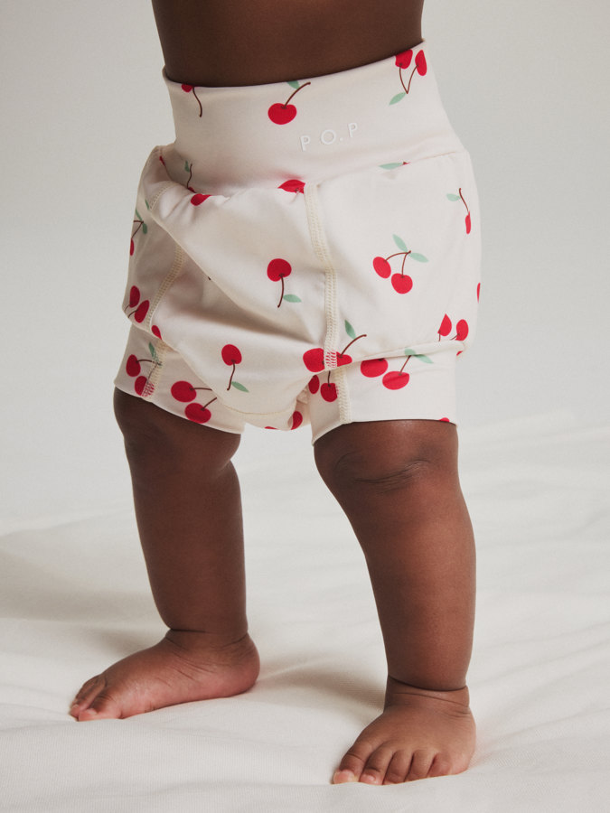 Swim nappy cherry