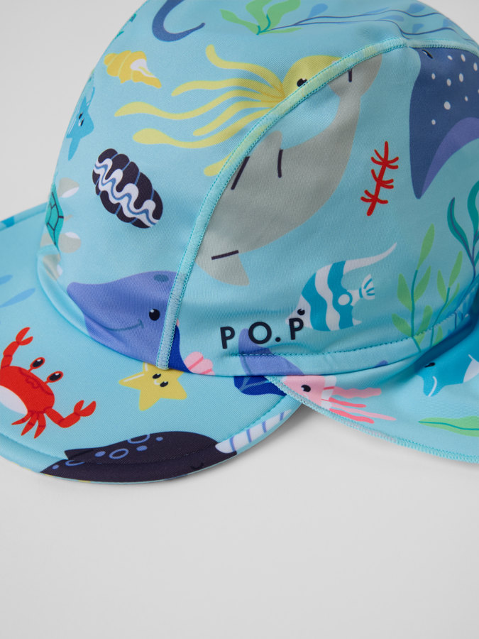 UV-Kappe mit Nackenschutz UV-Kappe mit Nackenschutz