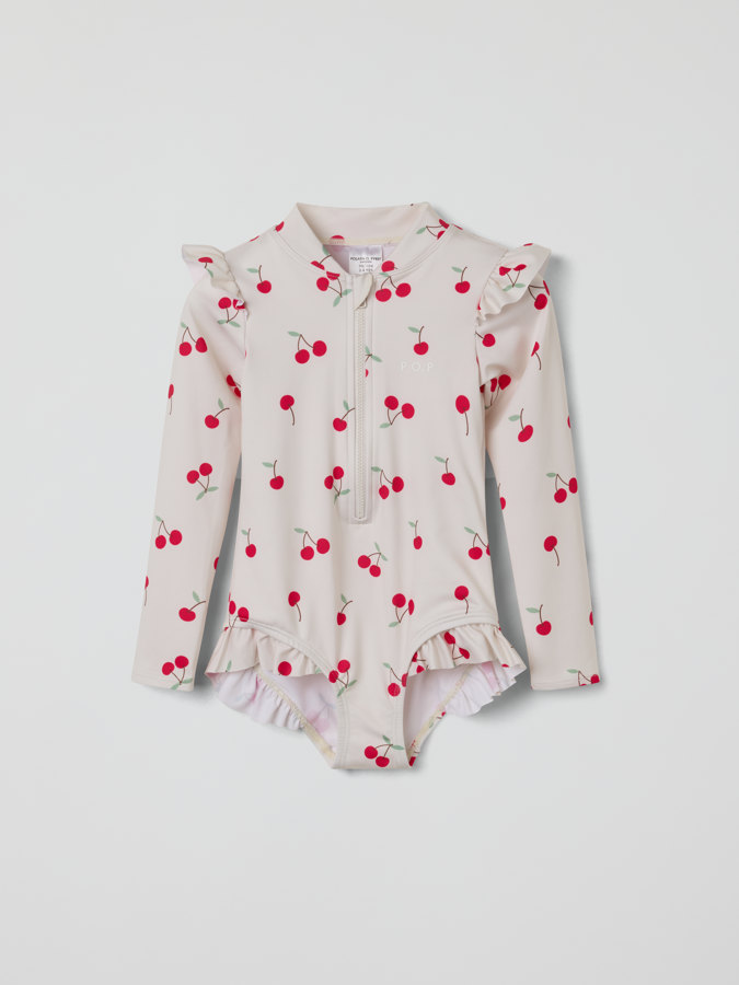 Langarm-badeanzug kirsche Langarm-badeanzug kirsche