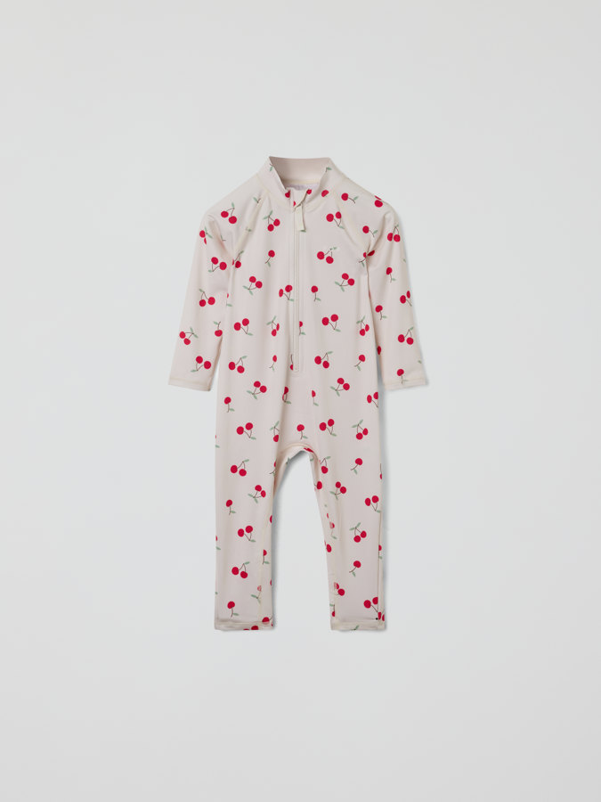 Long sleeve UV suit cherry