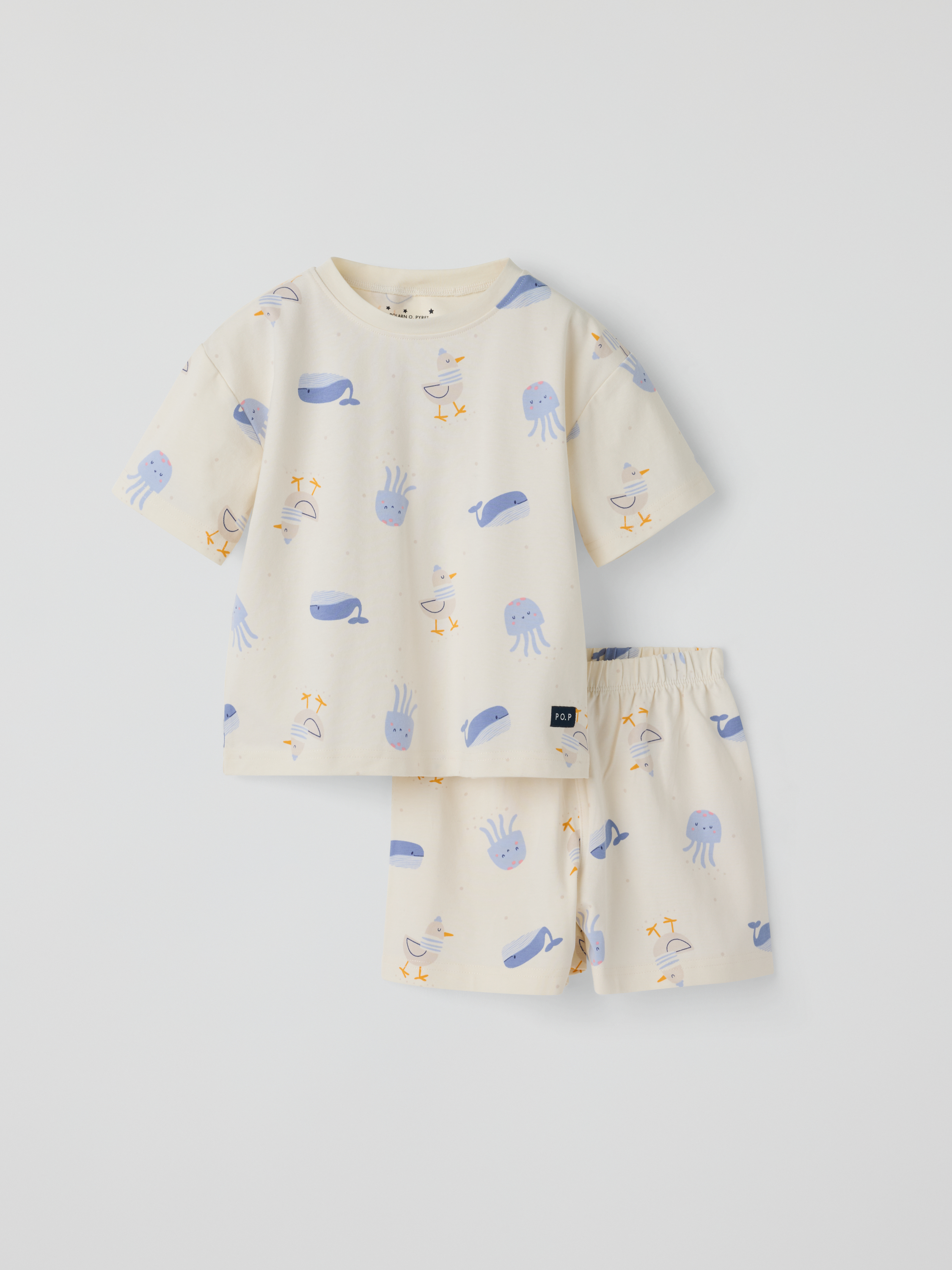 Polarn O. Pyret Short Sleeve Pyjamas Fish