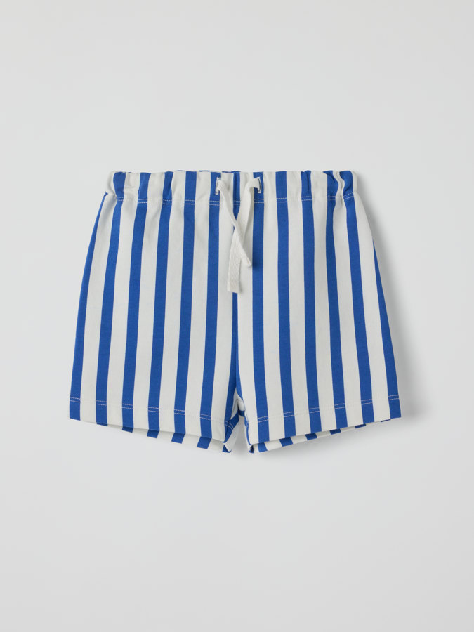 Sweatshirtshorts gestreift