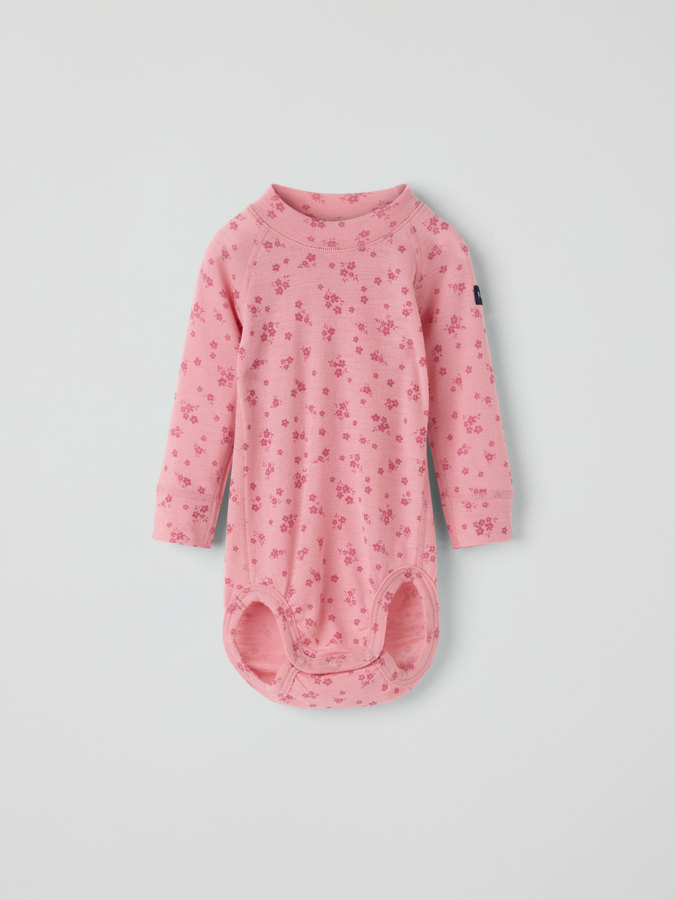 Long sleeve bodysuit merino