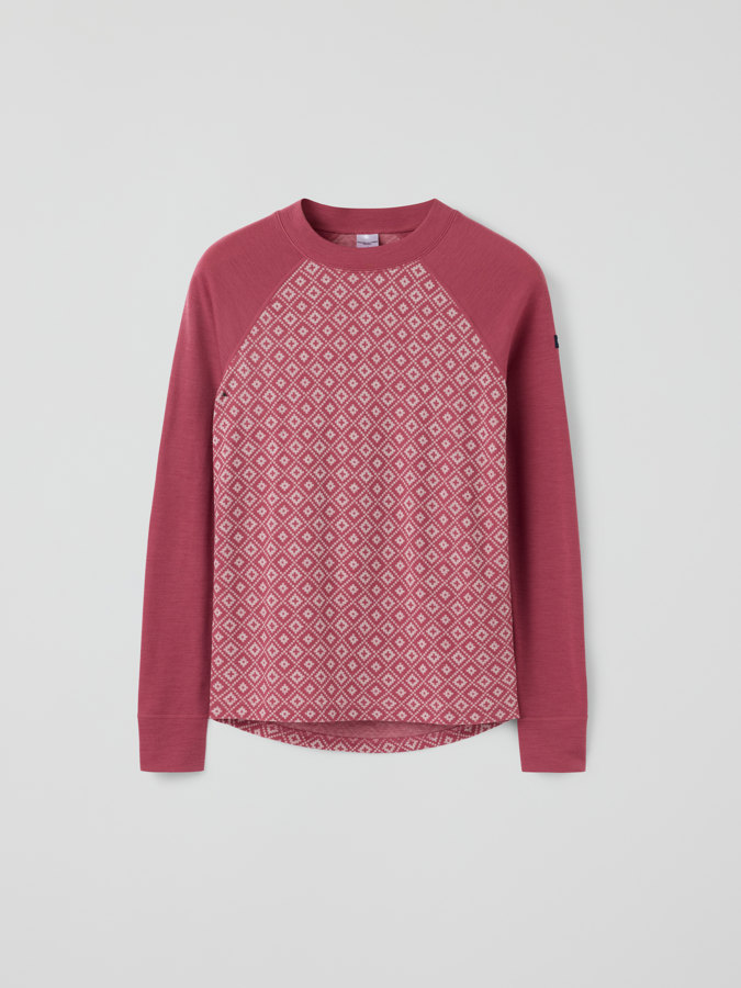Oberteil Merino Jacquard Erwachsene Oberteil Merino Jacquard Erwachsene