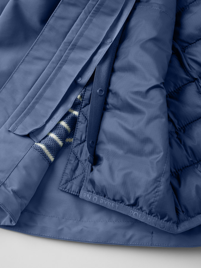 Gefütterte leichte jacke