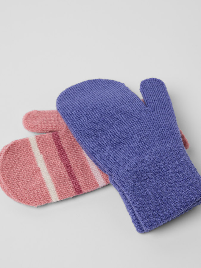 Gestrickte fäustlinge 2er-pack