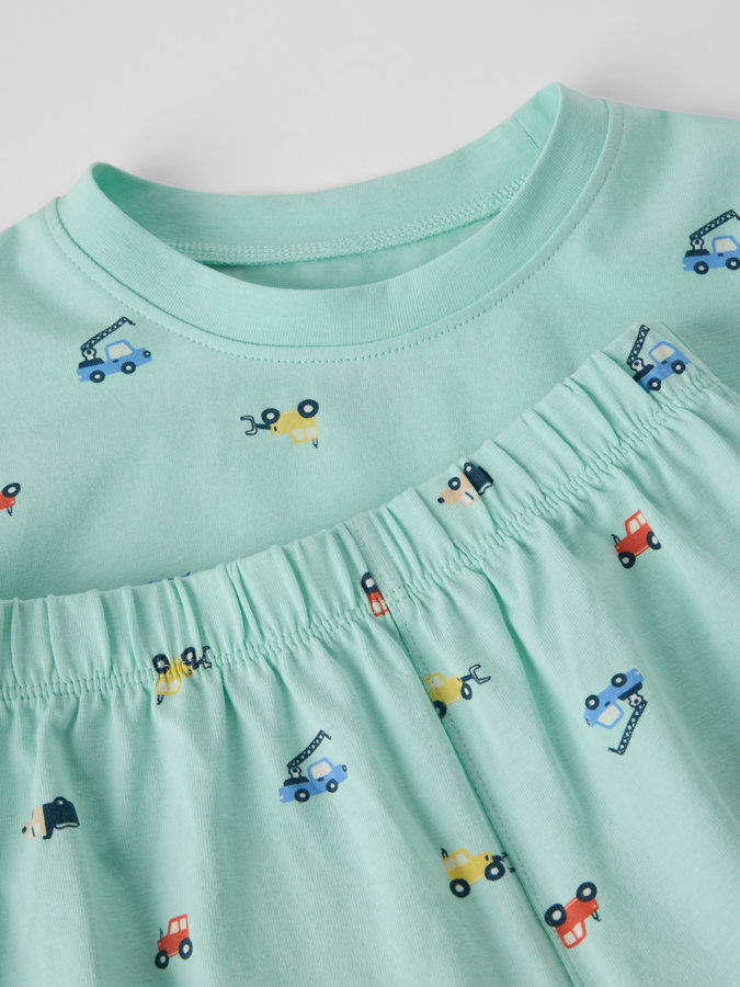 Kurzarm pyjama autos