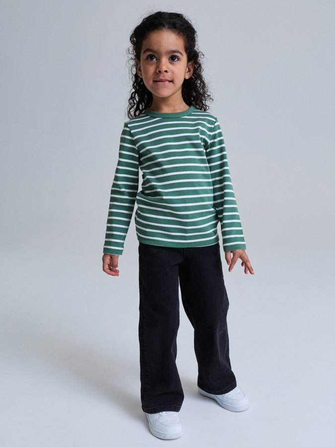 Langarmshirt gestreift