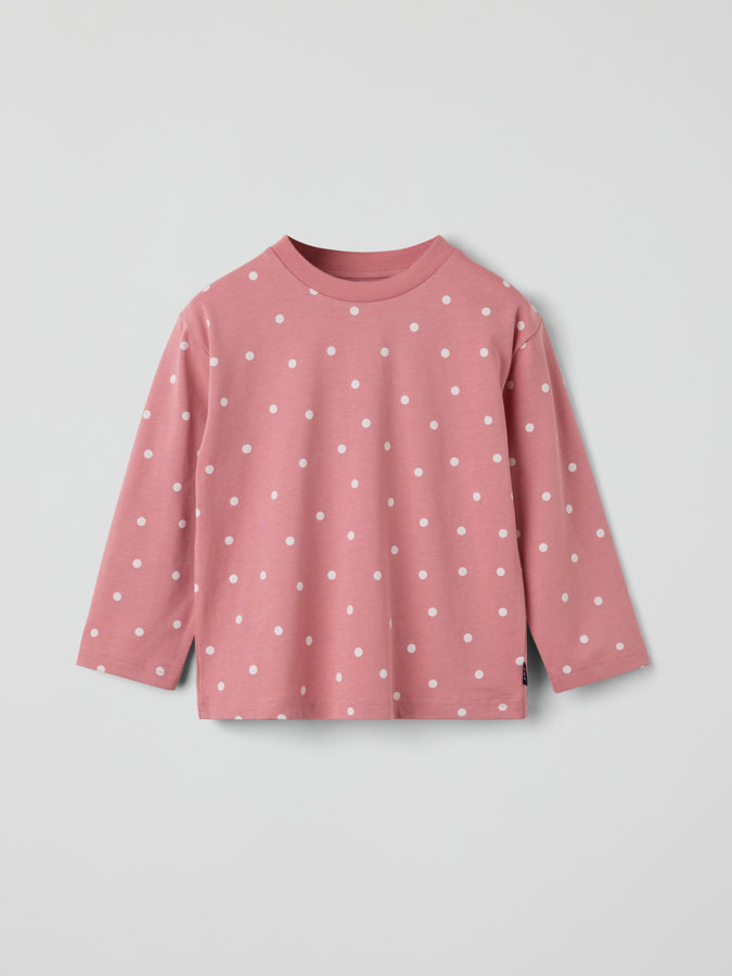 Langarmshirt gepunktet Langarmshirt gepunktet