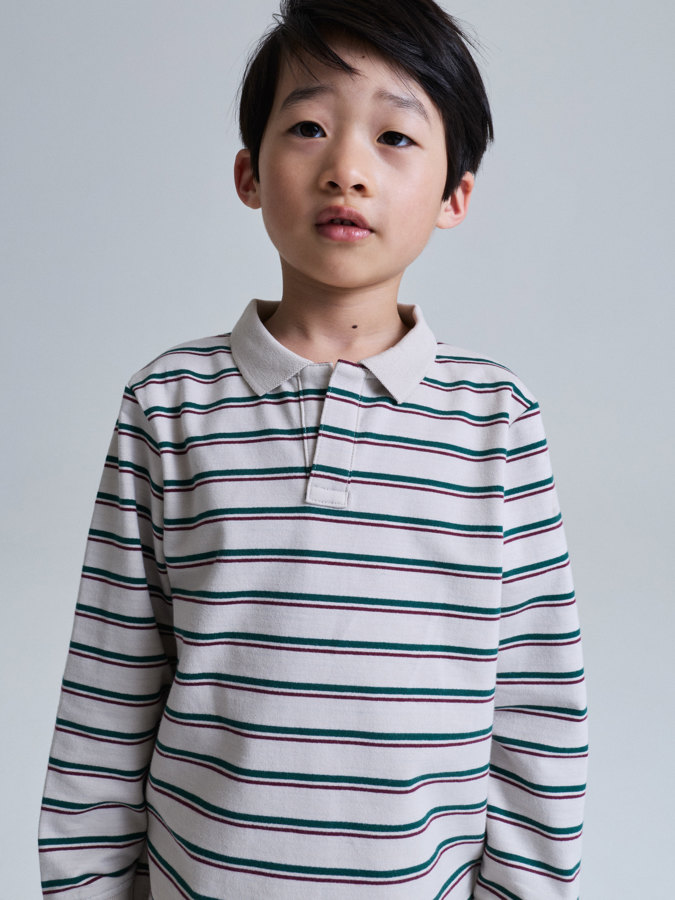 Long-sleeve rugby shirt