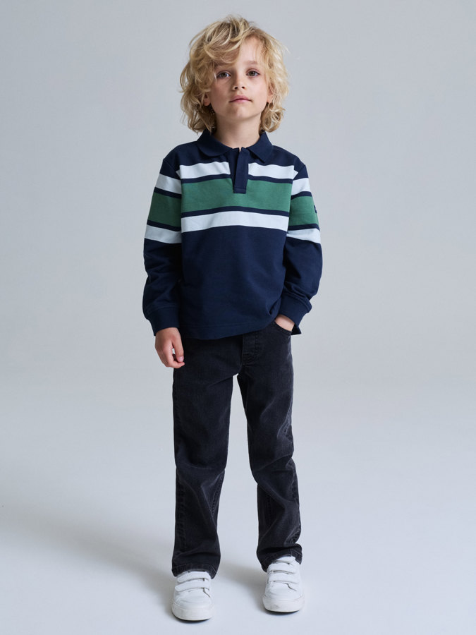 Long-sleeve rugby shirt