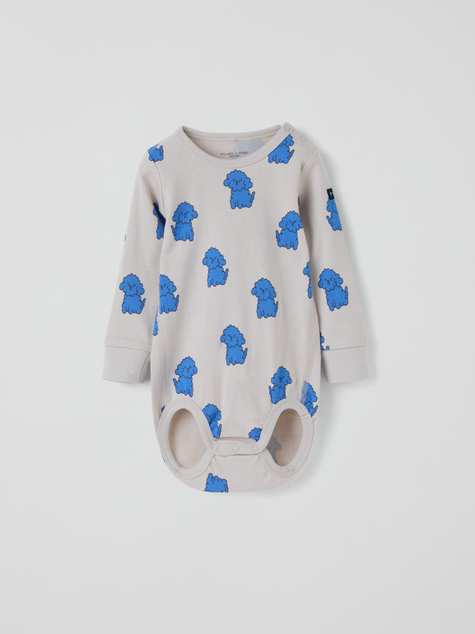 Long sleeve bodysuit dogs