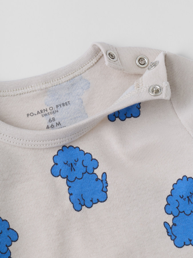 Long sleeve bodysuit dogs