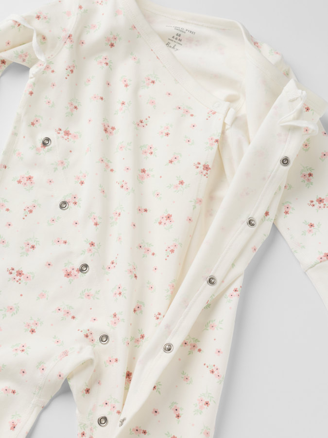 Wrap overall floral