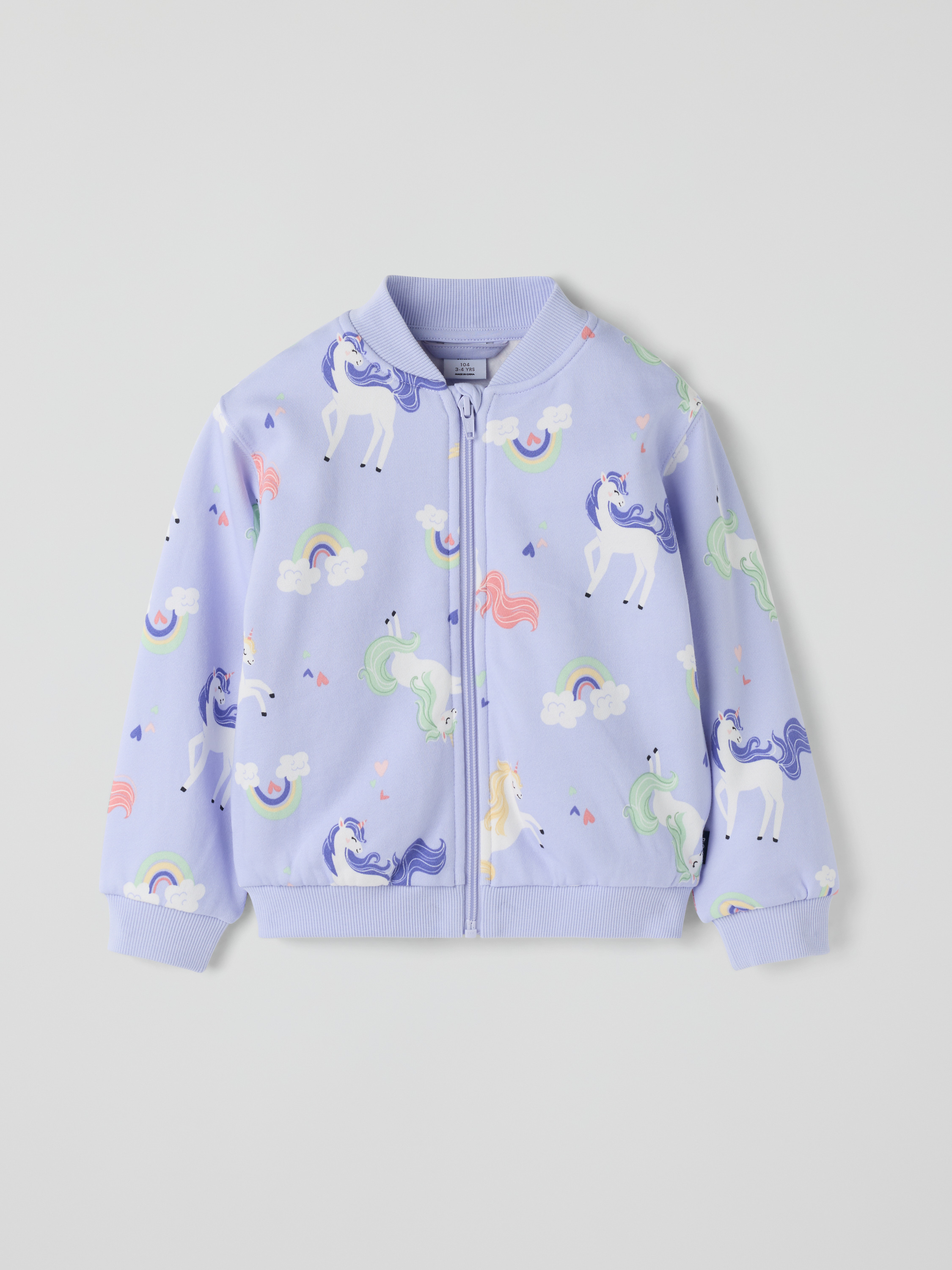 Long sleeve top unicorn