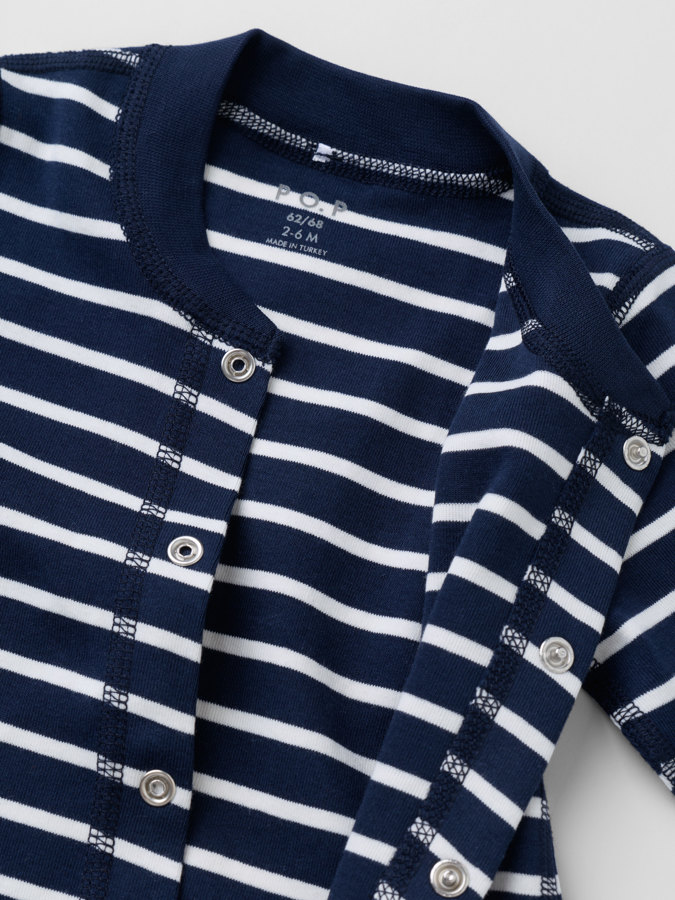 Pyjamaoverall gestreift