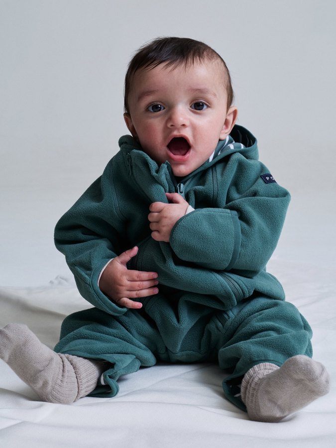 Windproof wind fleece overall