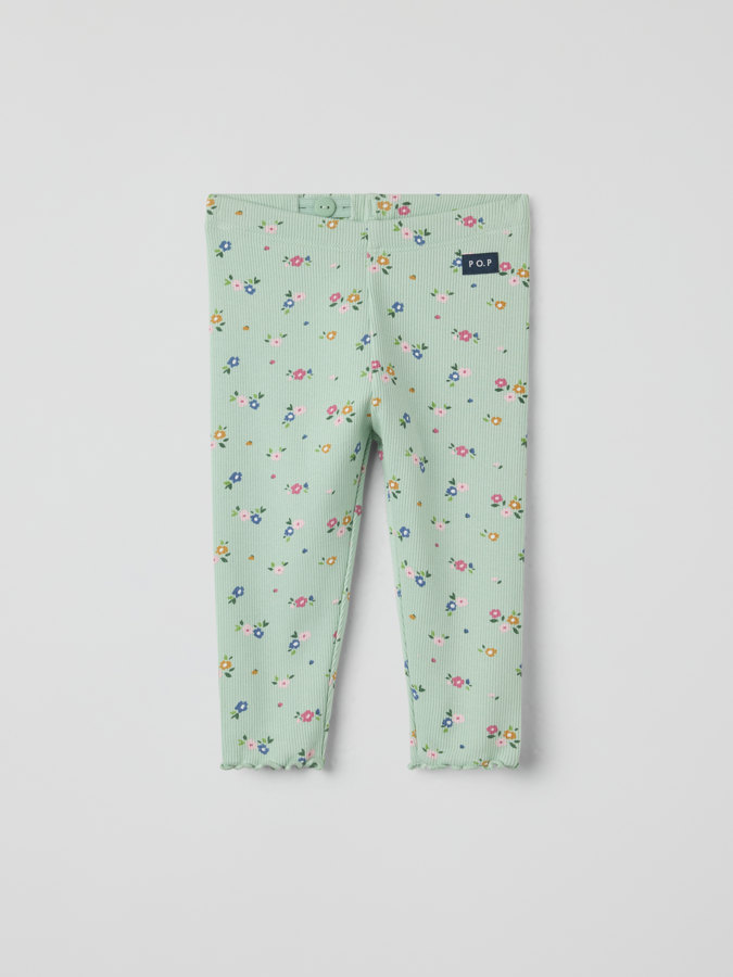 Leggings baby geblümt