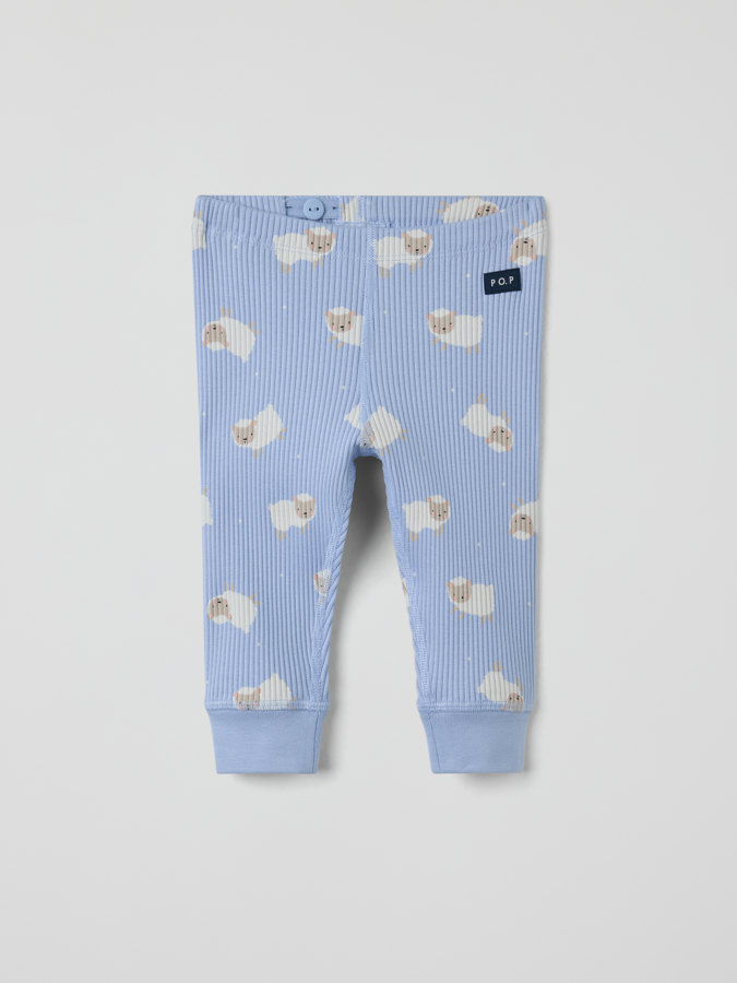 Ribbed trousers lamb
