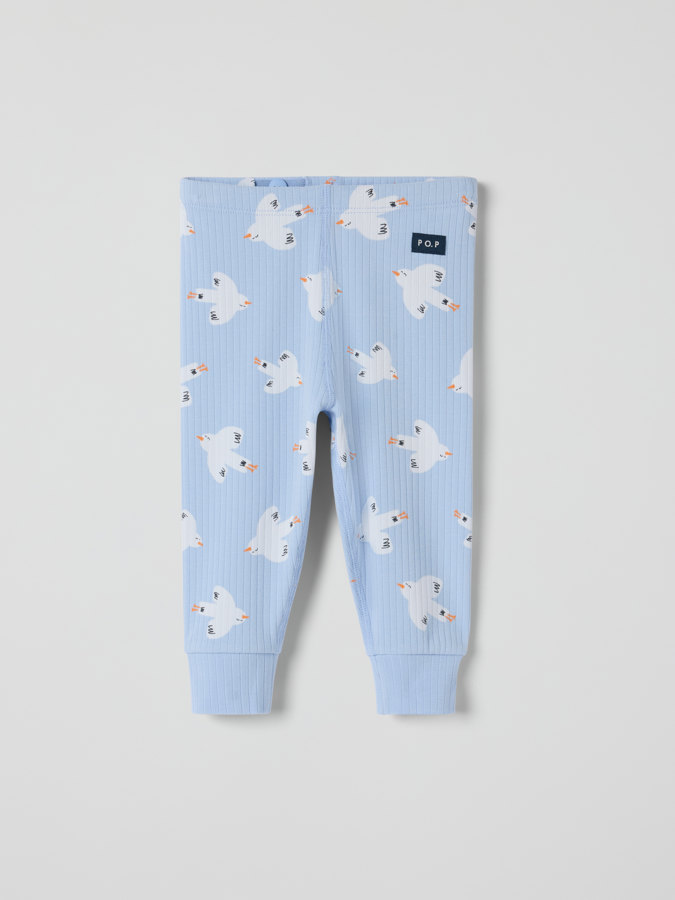 Gerippte hose vögel