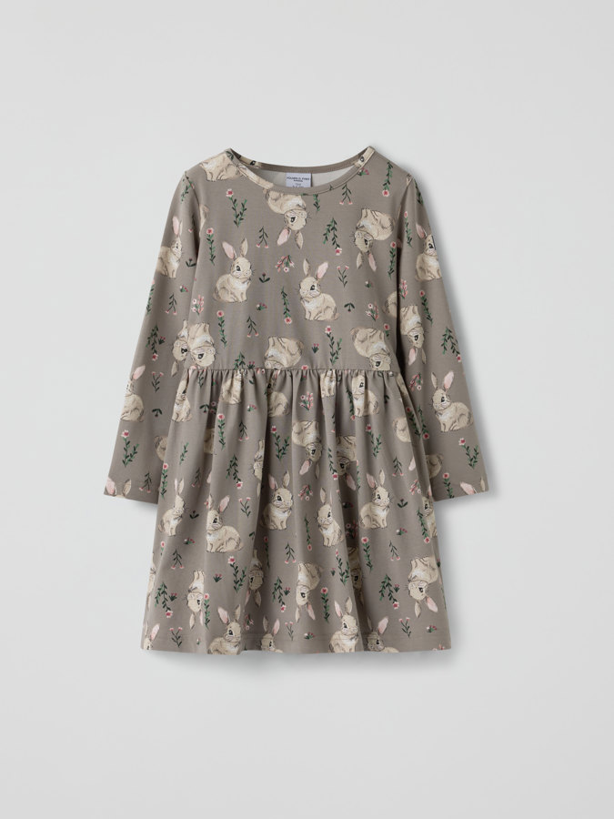 Langarmkleid kaninchen