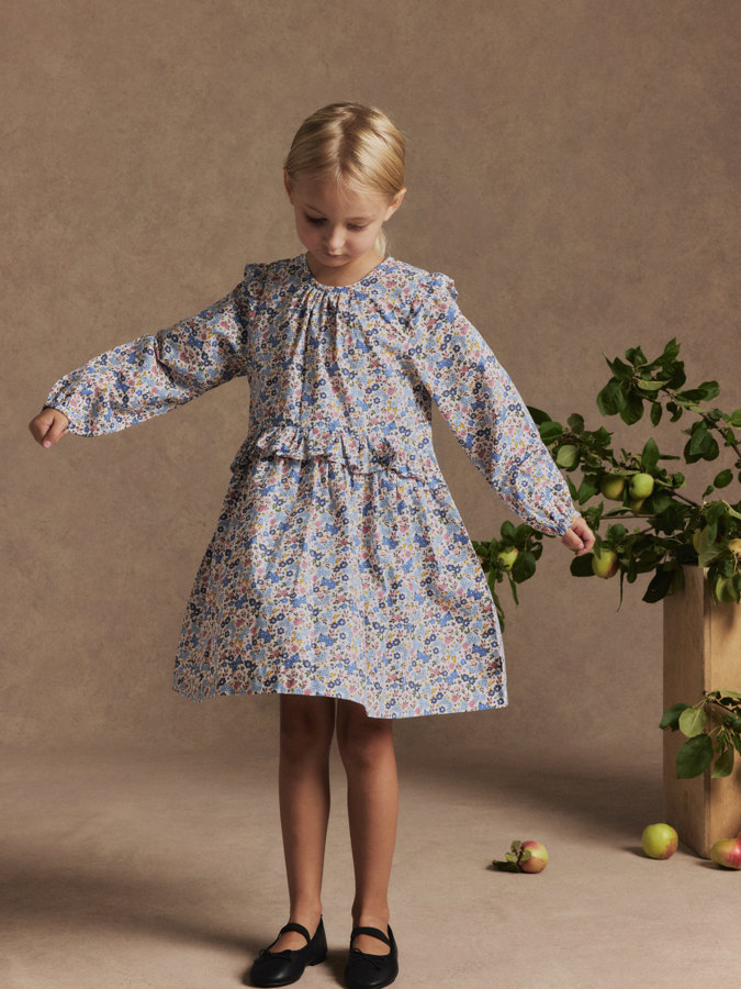 Long-sleeved dress Floral