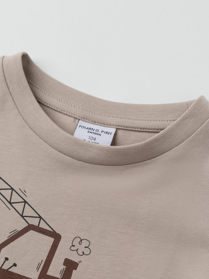 Langarmshirt printad
