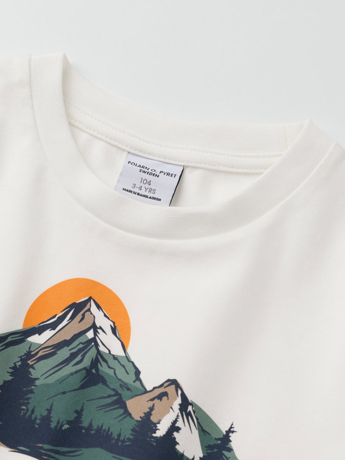 Langarmshirt printad