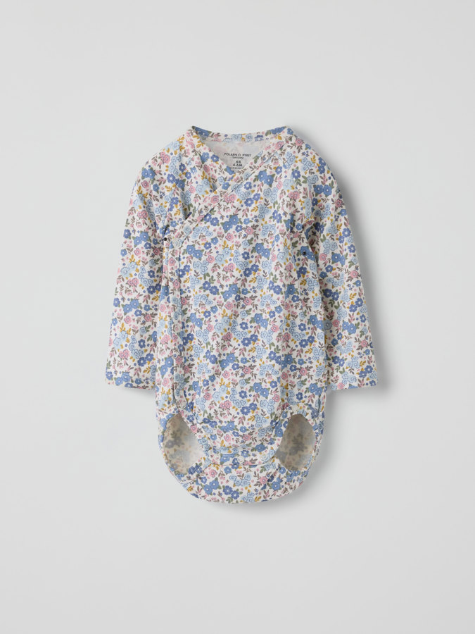 Wrap-around Bodysuit flowers Wrap-around Bodysuit flowers