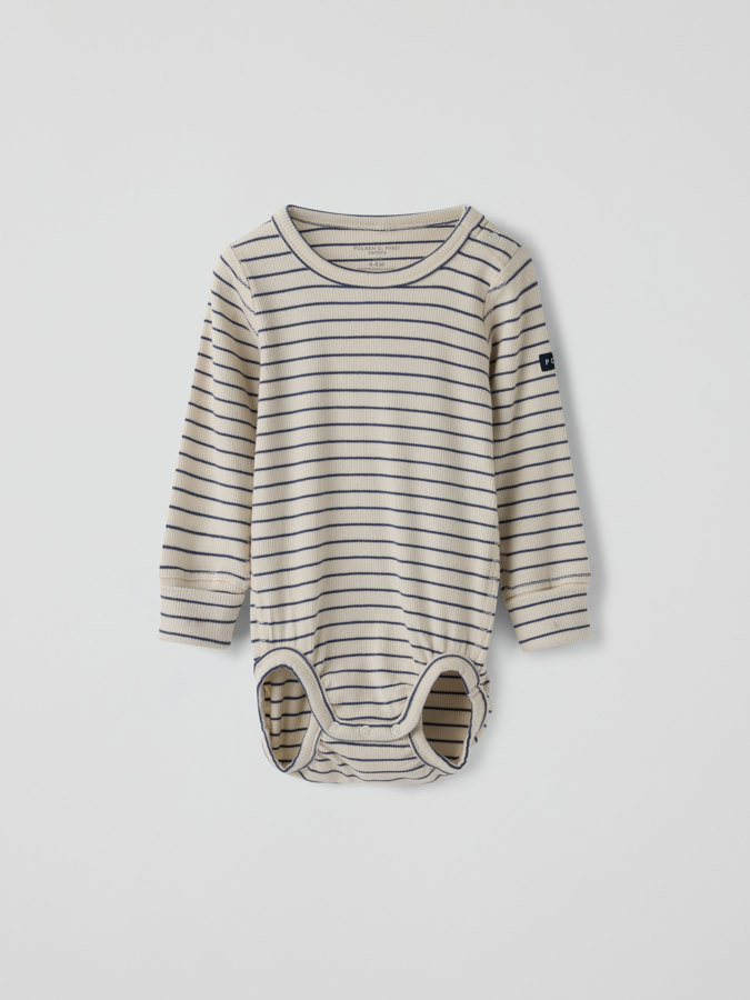 Rippstrick-body gestreift Rippstrick-body gestreift